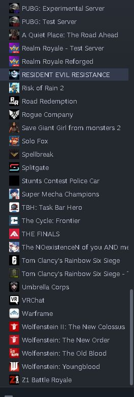 Conta steam com re9, arc raiders e muito mais