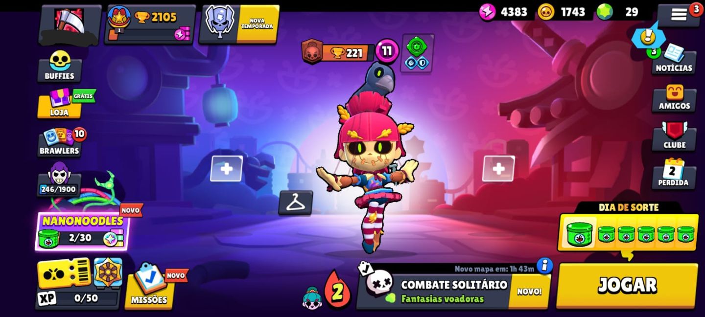 Conta Sulpercell com Brawl Stars e Clash Royale