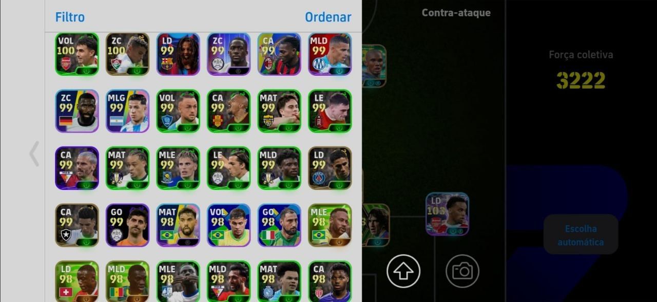 CONTA EFOOTBALL RARA! KAKA BUGADO + BAGGIO PRIME + CAFU + OSHIMEN E+++!