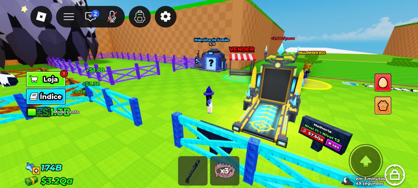 Conta de roblox focada em blox fruit