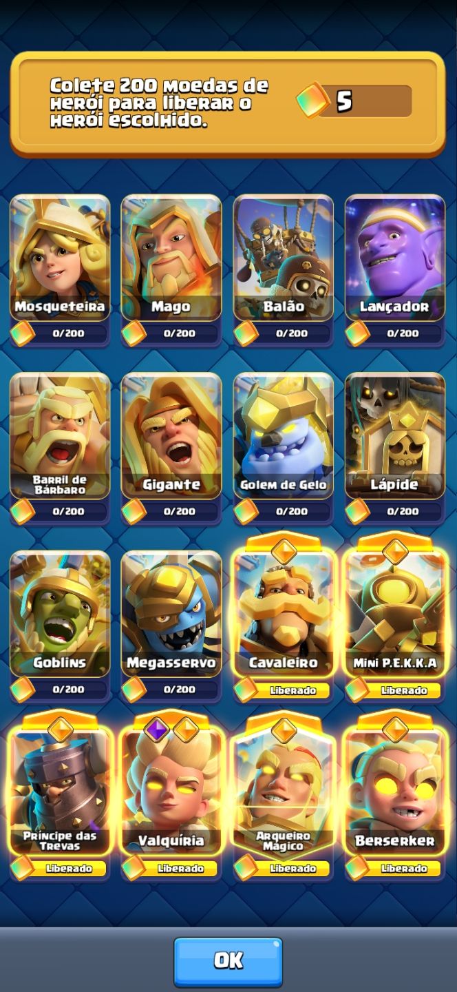 Conta arena 28 (Clash royale