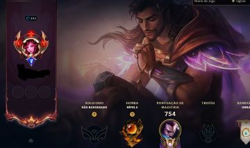 Conta League of Legends Honra 5 MMR Diamante
