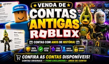 Conta Antiga Roblox 2016, 2019- +5 anos de conta!
