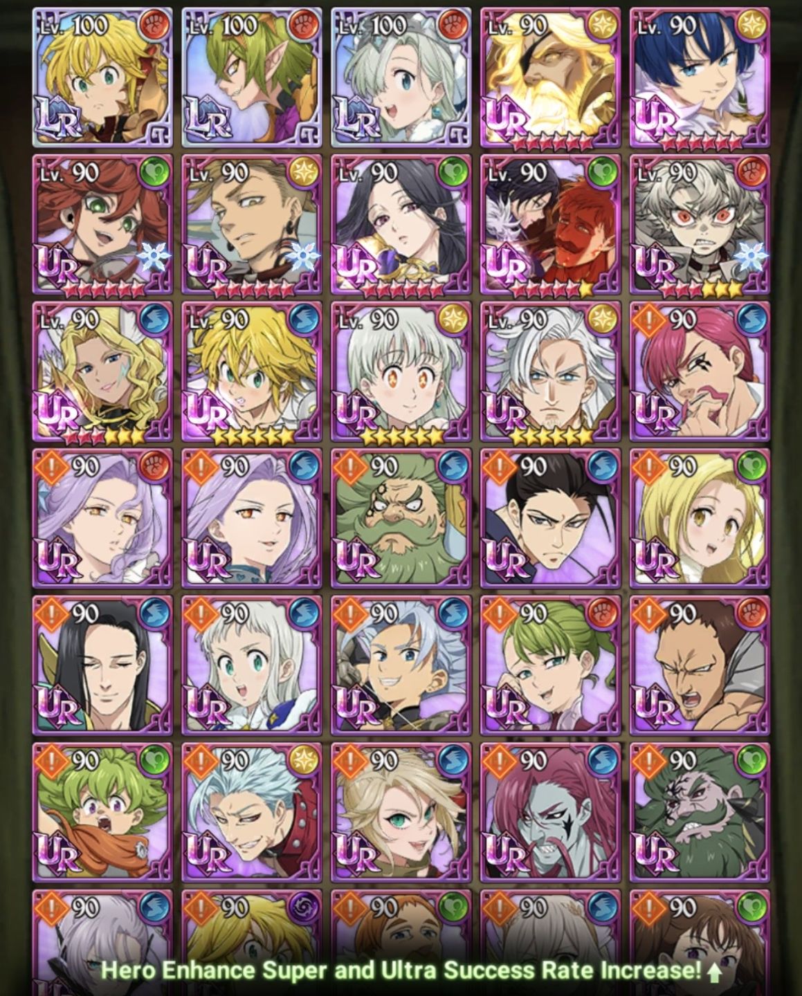 Conta de 7ds full gachakuta com 864 diamantes