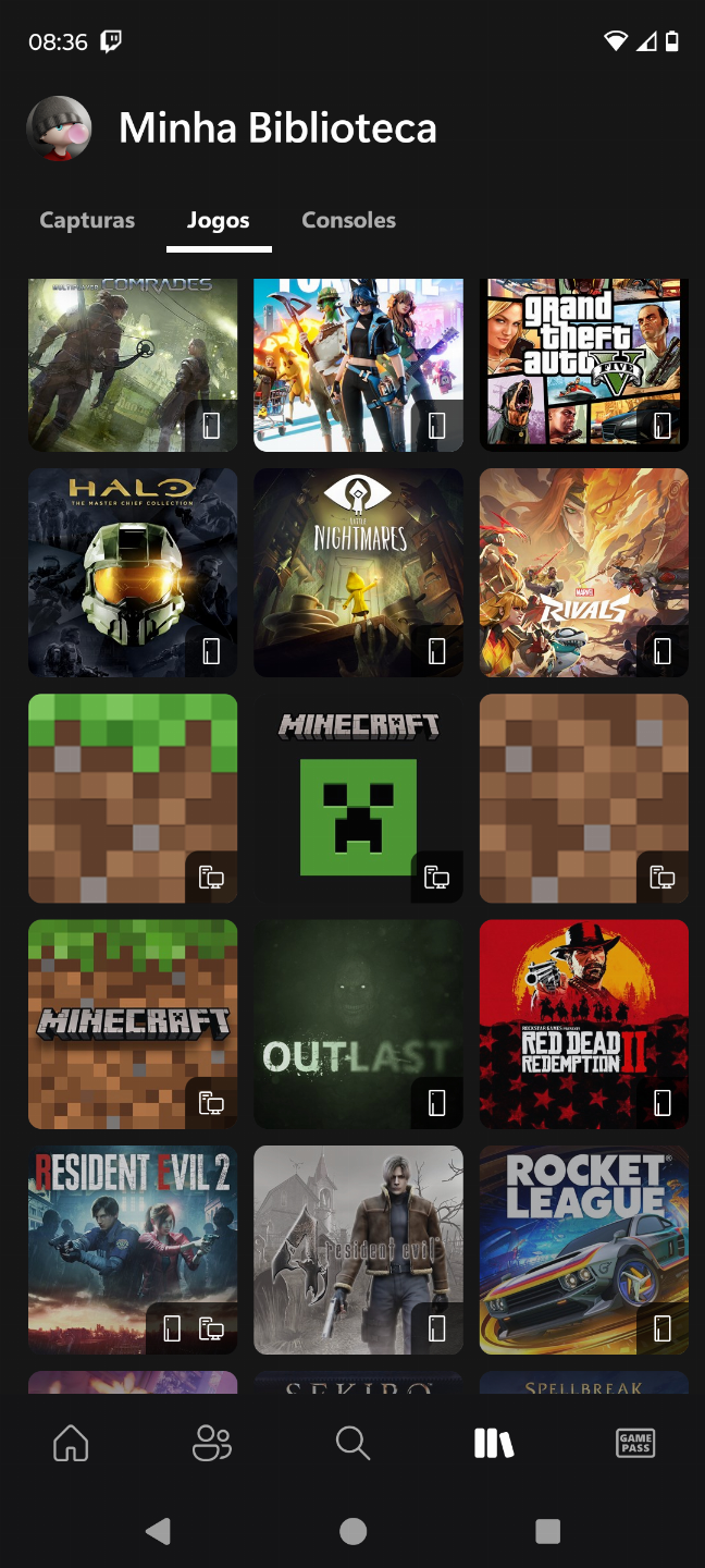 Conta Xbox com jogos famosos