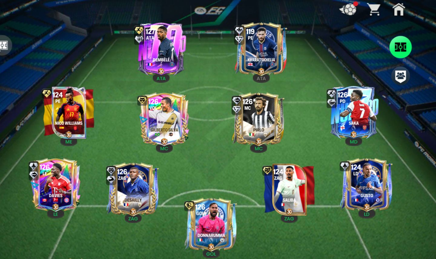 CONTA EA FC MOBILE GER 125 Via play games