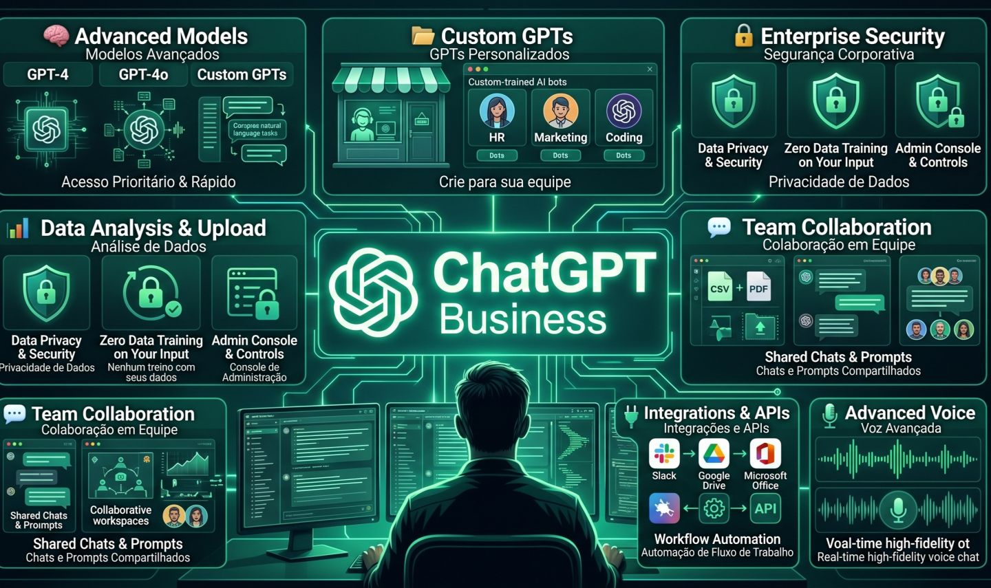 Chat GPT Business 20 dias ou mais