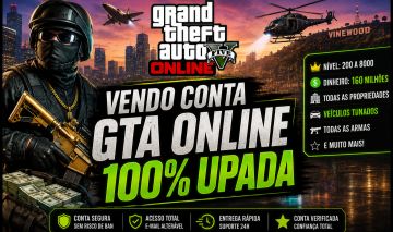 CONTA 100% UPADA GTA ONLINE