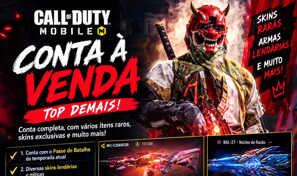 CONTA DE COD MOBILE TOP