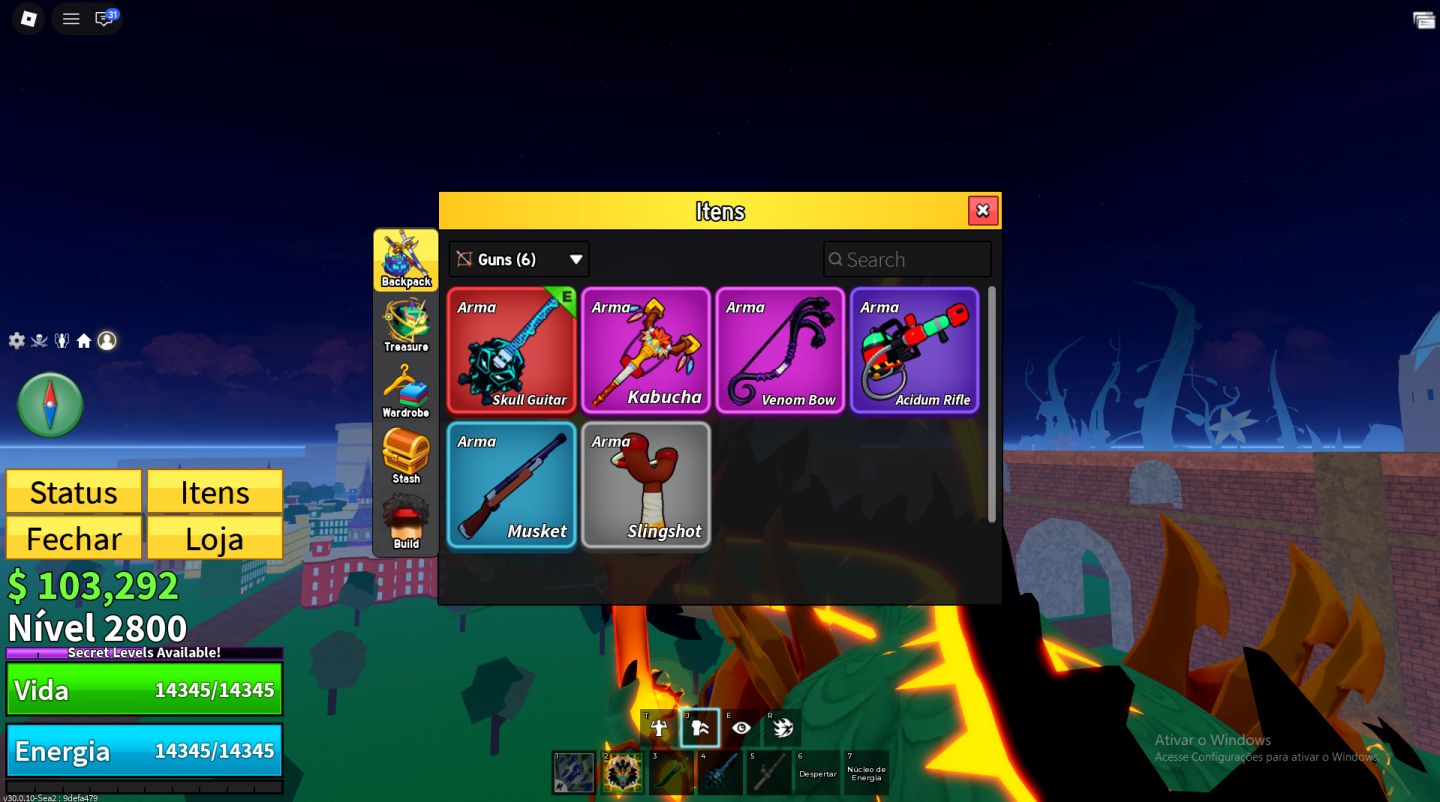 Conta de Blox Fruits Com Dragon Permanente v4 Muitas gamepass e itens raros