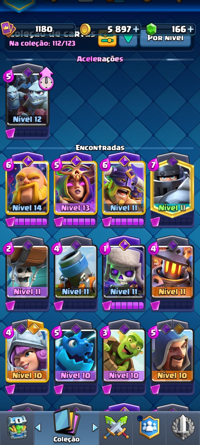 Conta Clash Royale arena 15