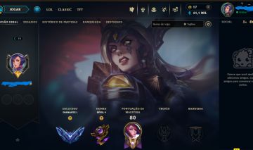 CONTA DIAMANTE 1 LEAGUE OF LEGENDS SMURF
