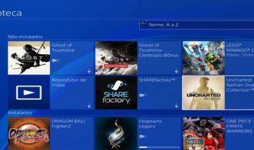 Conta Com Ghost of Tsushima, Hogwarts Legacye outros.