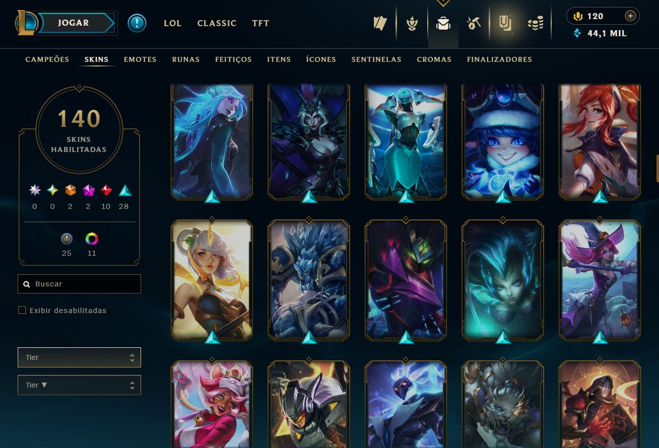 CONTA UNRANKED 2011 - 140 SKIN - FULL CHAMP + PREÇO BAIXISSIMO! - 100% SEGURA!