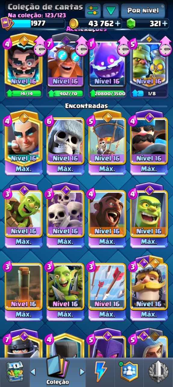 Conta Clash Royale - SEMI FULL 7 ANOS!!