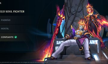Conta diamante nivel 56 com Skin e pose do Viego Soul Fighter completa
