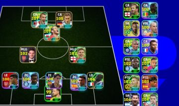 Conta de efootball com bale+Shevchenko e companhia