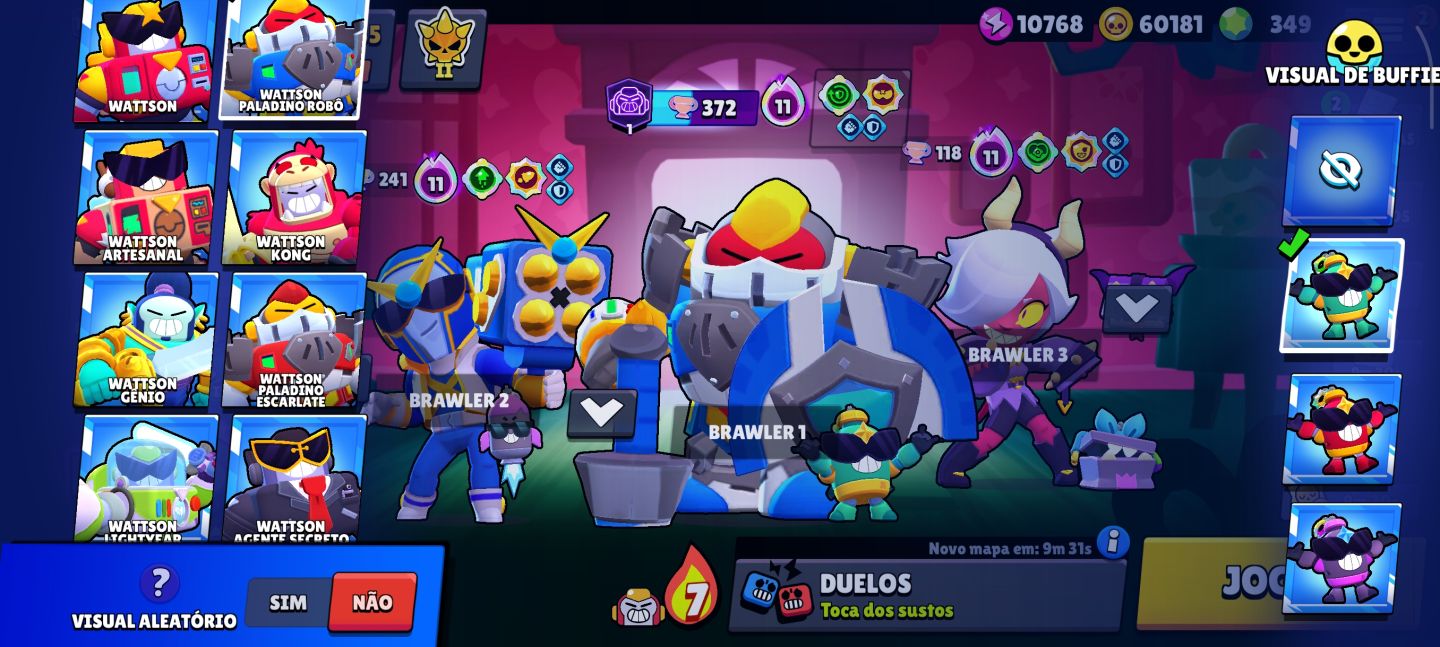 Conta Brawl 122k de troféu, Fama ALIEN, FULL TUDO, Cheio de skin rara antiga.
