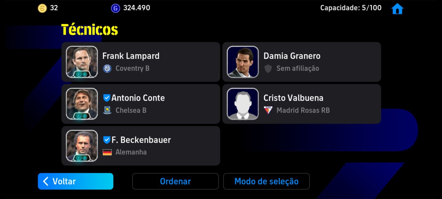 Time effotball mobile forte , força máxima ( 3290 ) , pode aumentar mais .