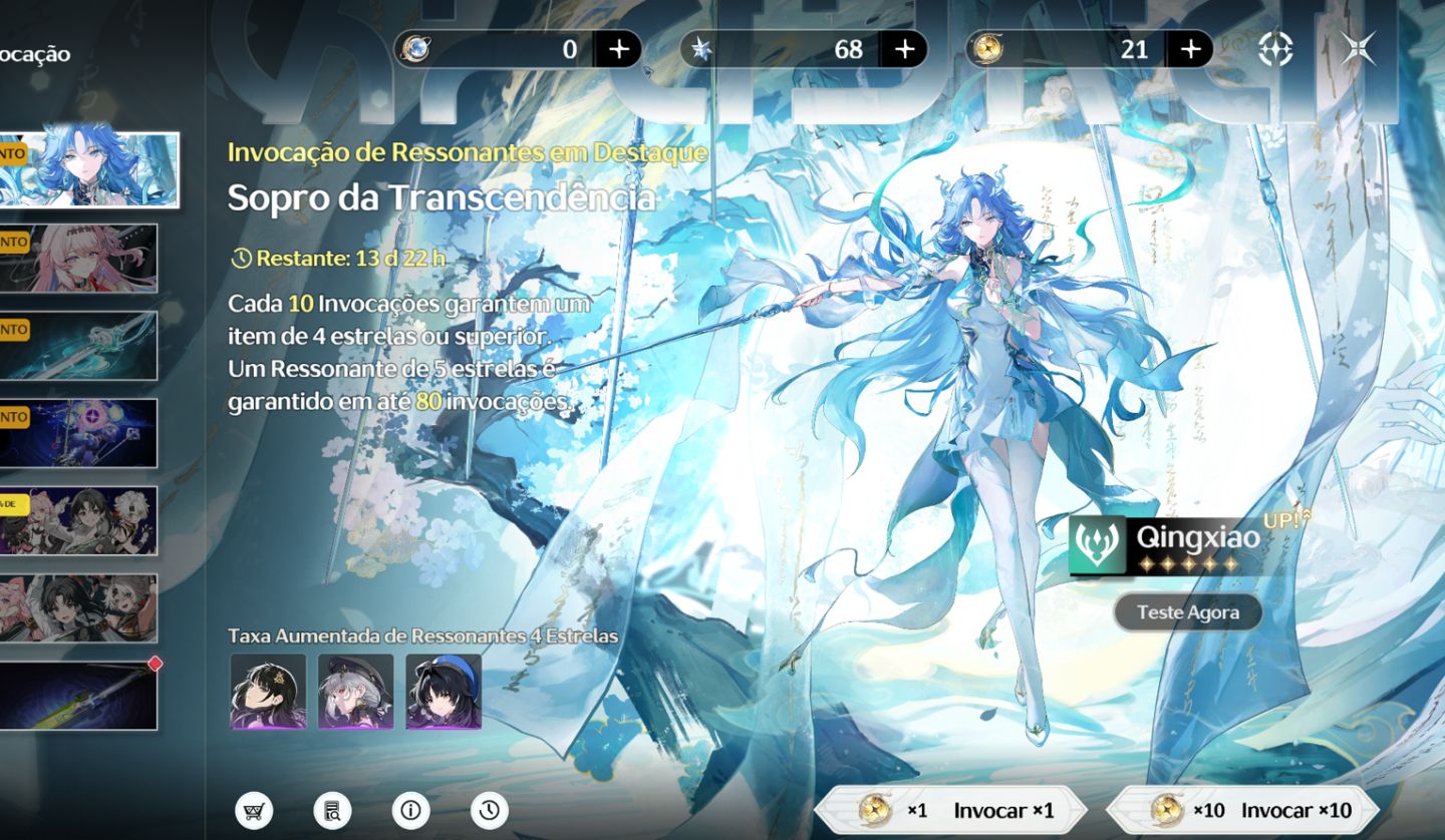 Wuthering Waves NU 48 - Lucy F6R1,Verina, Rebecca, 21 Tiros Limitad +159 Tiros P