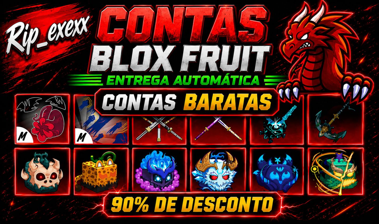 CONTAS BLOX FRUITS ESCOLHA A SUA PROMOÇÃO (ENTREGA AUTOMATICA)