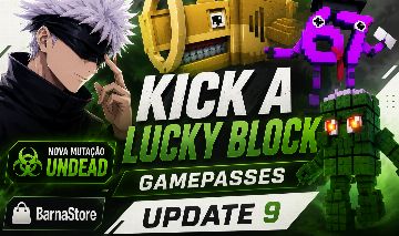 (COPA) Kick a Lucky Block/Chute um Bloco da Sorte - UPDATE 8