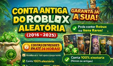 (Promoção) Contas Antigas Do Roblox (20162025) Aleatória