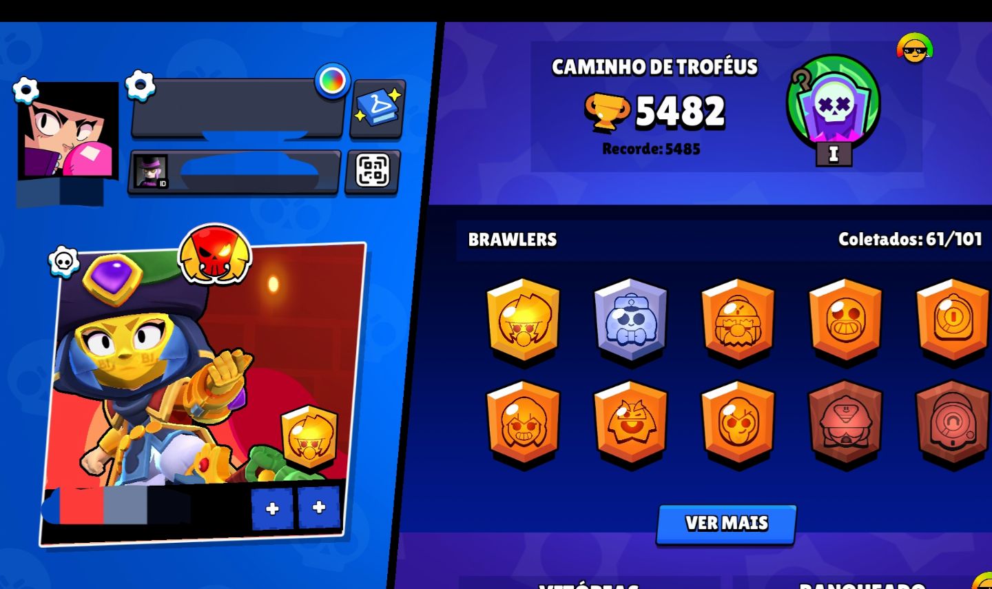 CONTA BRAWL STARS | 5K TROFÉUS