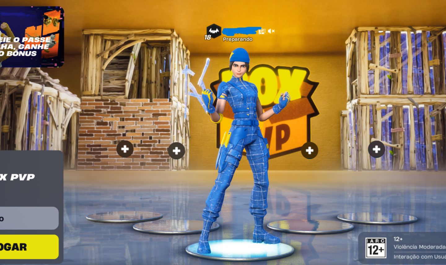 CONTA FORTNITE RARÍSSIMA | WILDCAT + MACHADO LEVIATÃ | OG CAPÍTULO 1