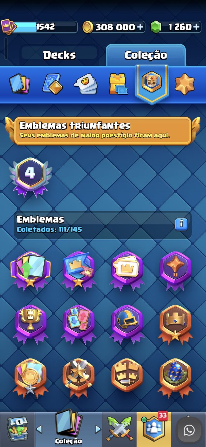 Conta upada de clash royale com 10k+ de troféus!!! Aproveite antes que esgote