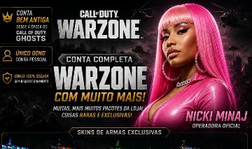 CONTA WARZONE/BO7 - MUITAS SKINS