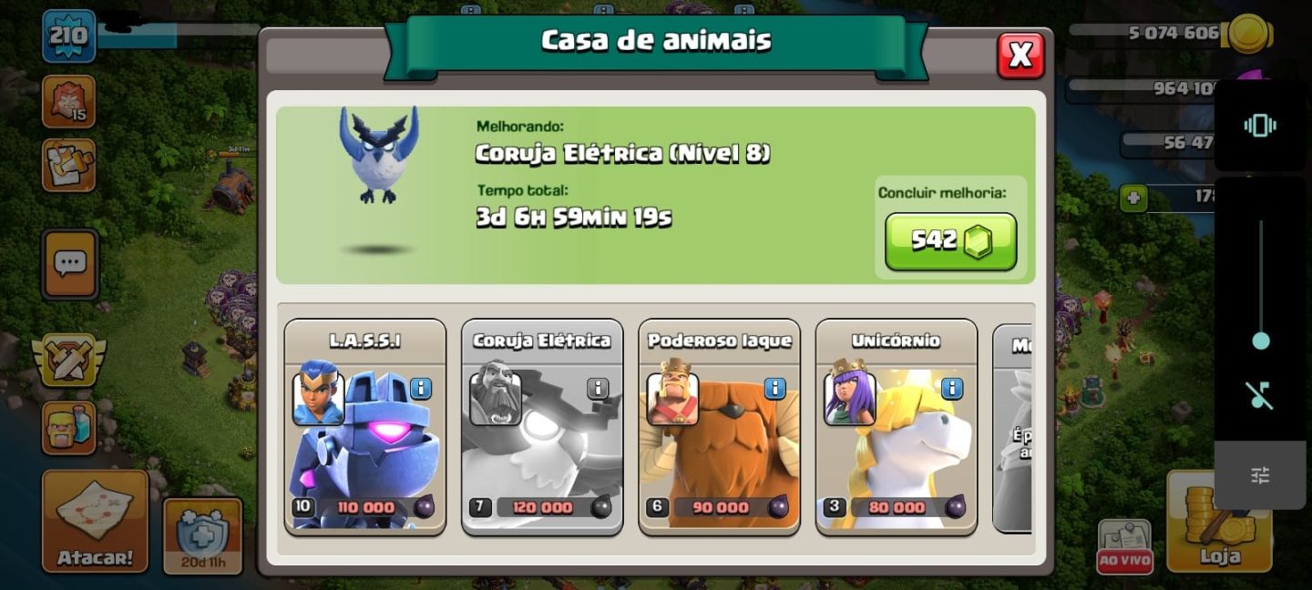 CONTA CLASH OF CLANS / CV 14 90% FULL / CC FULL / 6 CONSTRUTORES / CONTA DE 2018