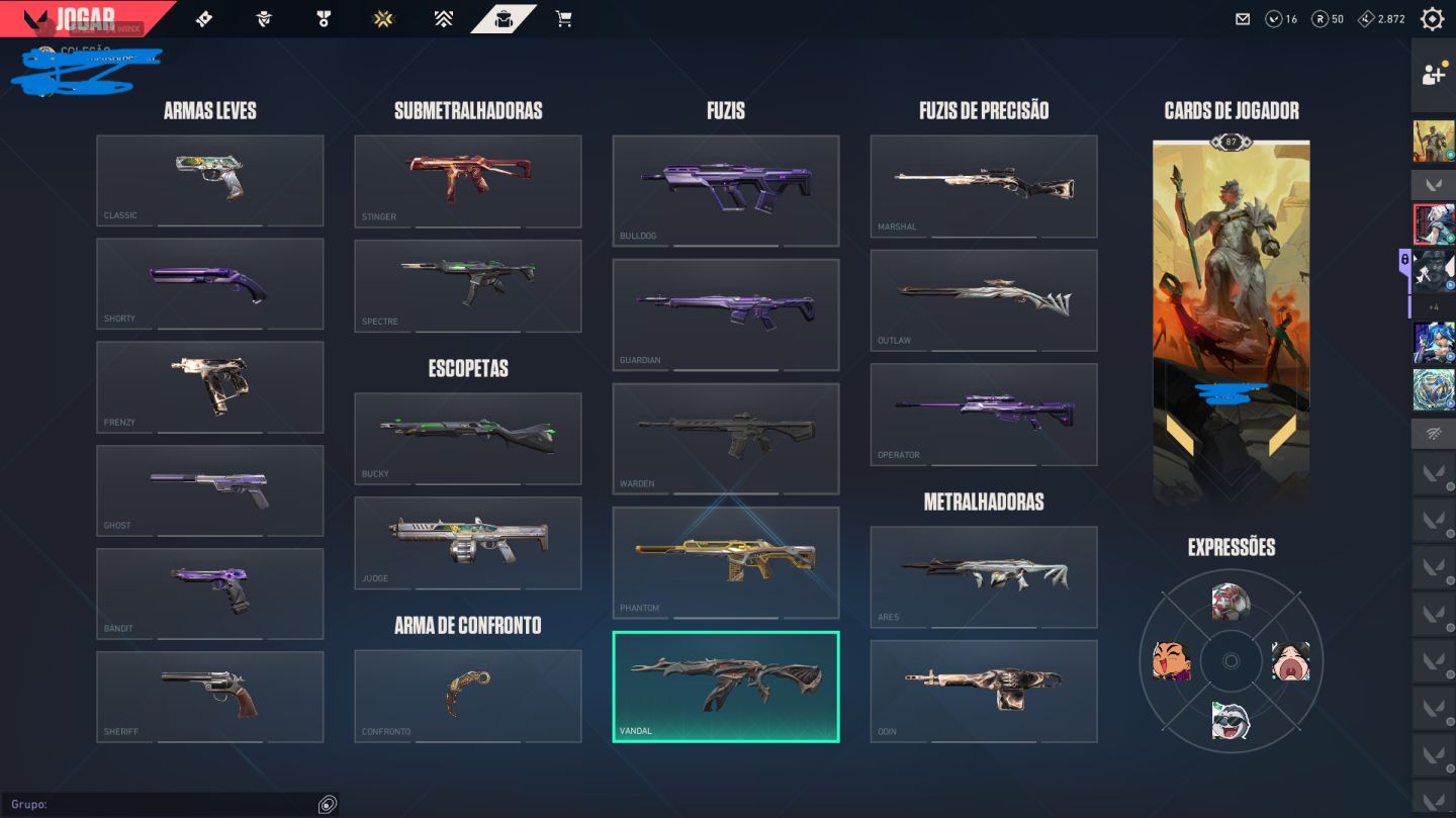 CONTA FULL ACESSO VALORANT, MAS DE 1300 REAIS GASTO