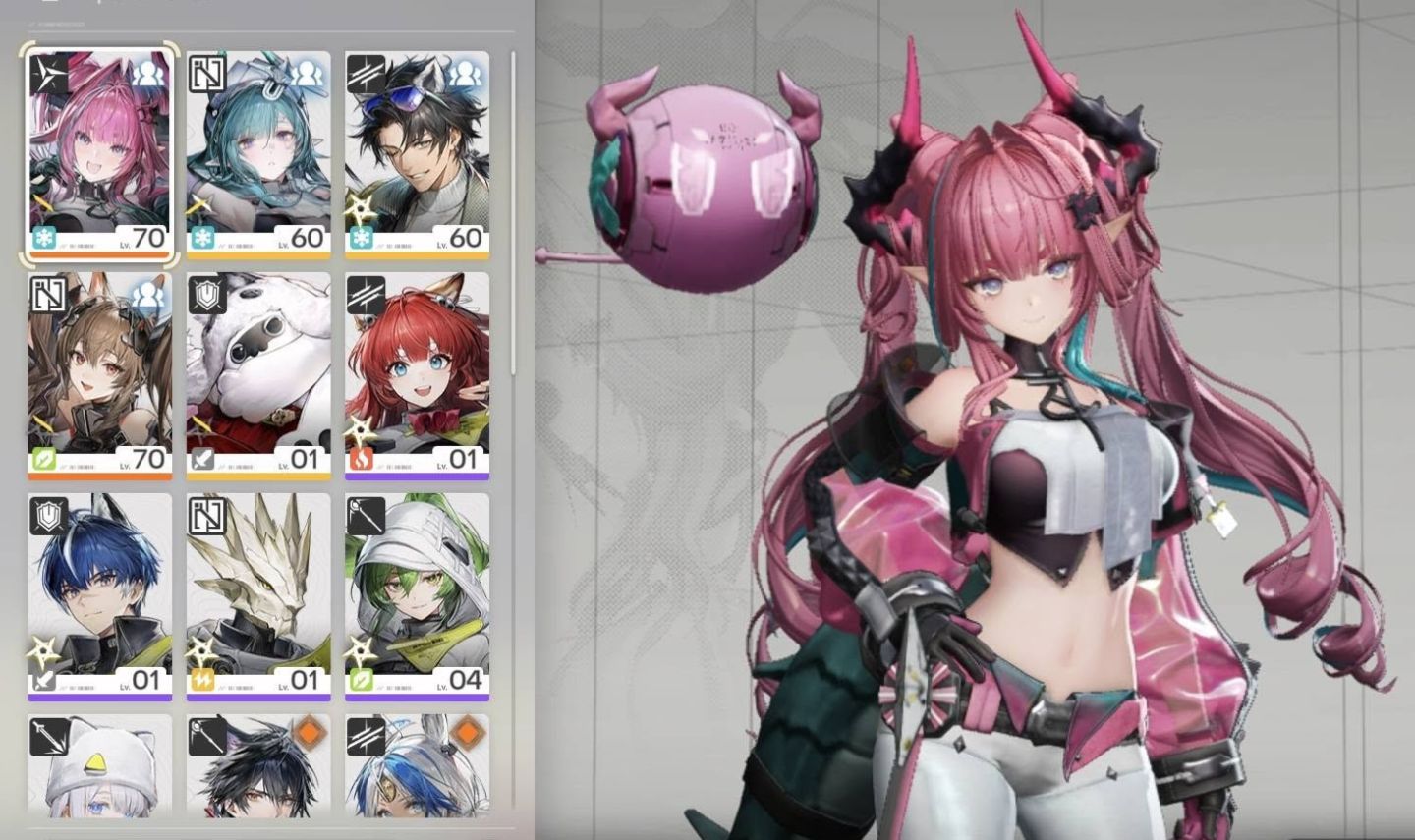Conta com YVONNE + BIS, LAEVATAIN E GILBERTA Arknight Endfield