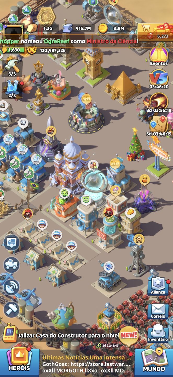 CONTA LAST WAR HQ30