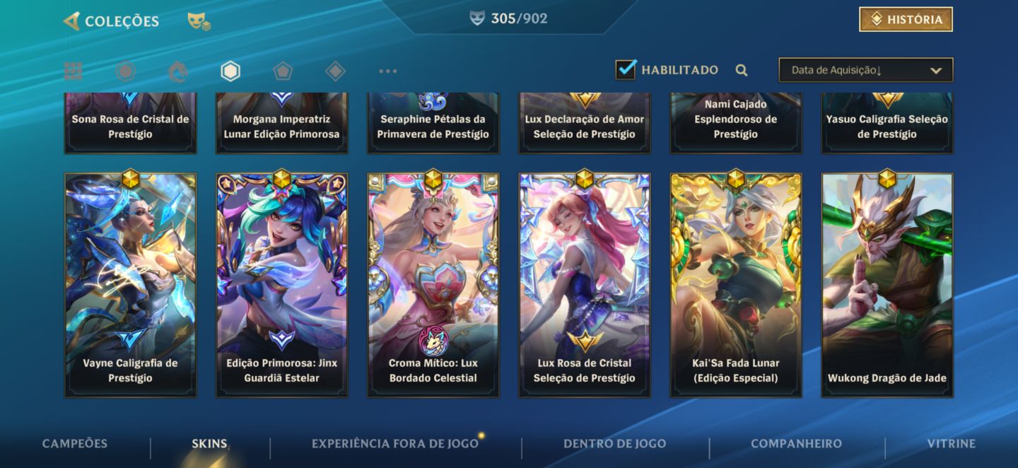 Conta de Wild Rift - Focada em Mid, Sup e Adc