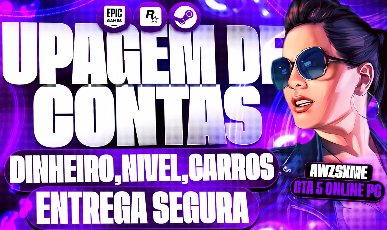 [PROMOÇÃO] GTA 5 ONLINE PC | UPAGEM DE CONTAS, DINHEIRO, NÍVEL, CARROS & MAIS!