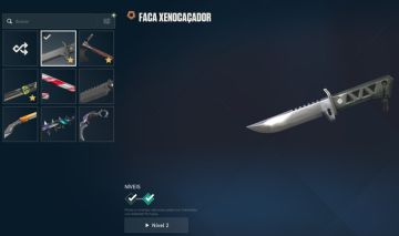 Conta Valorant com Skins - Lvl 162 - Faca Xenocaçador + RGX 11Z PRO + SAQUEADOR