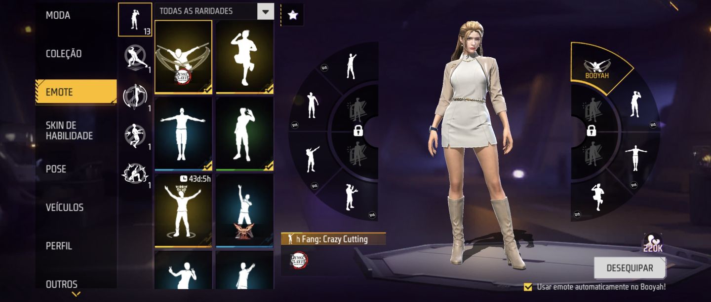 Conta Free Fire com Angelical(F)