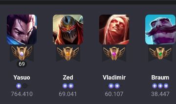 Conta de League of Legends a venda