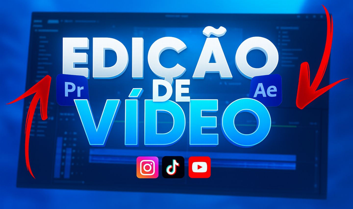 EDITOR DE VÍDEO - EDIÇÃO PROFISSIONAL - VÍDEOS PARA YOUTUBE, SHORTS, VSL, EDITS