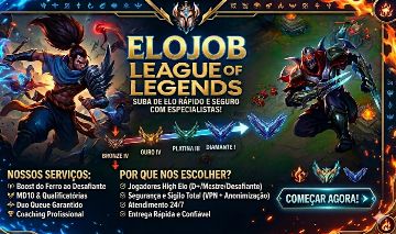 ELOJOB MAIS BARATO DO MERCADO 100% CONFIAVEL JOGO AFK