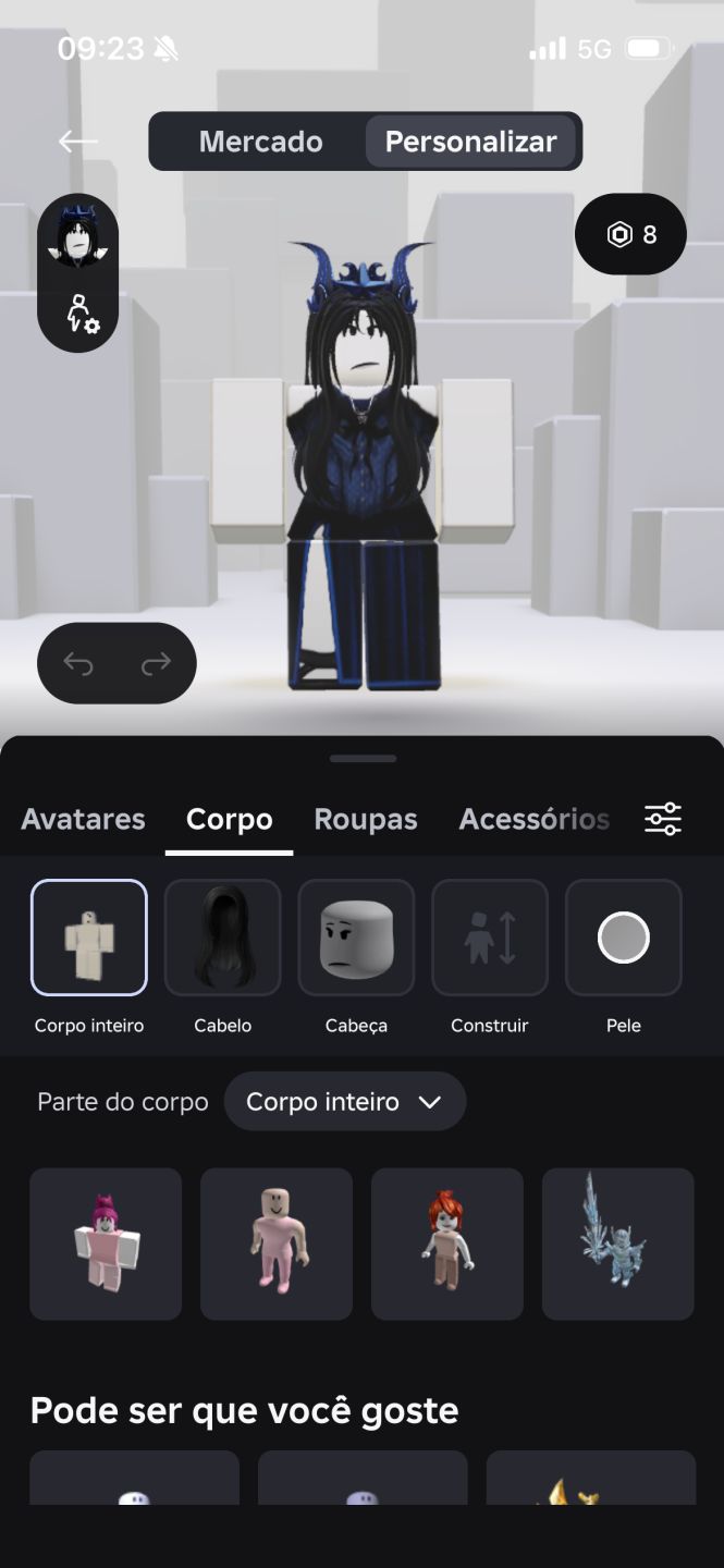 Vende-se conta com off sale navy Queen of the night!