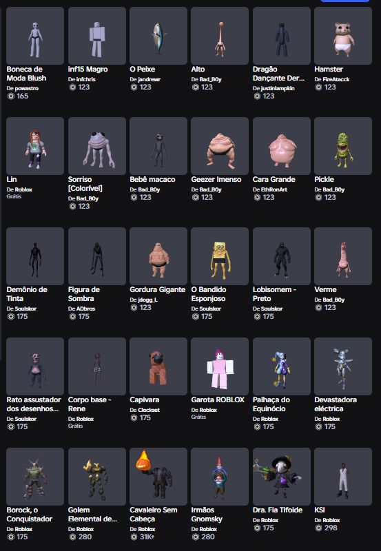 CONTA ROBLOX HEADLESS + KORBLOX + CLASSIC PUMPKIN 450K GASTOS 21 ANIMACOES FA!!!