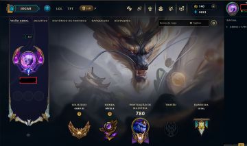 Conta LoL ouro full champs, 357 skin para venda