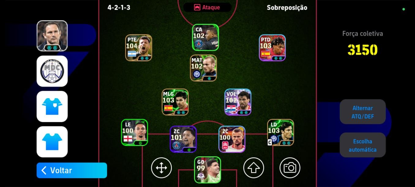 CONTA RARA DESDE DO PES 2020, TIME FULL ICONE/ LEGEND E COMPLETA.
