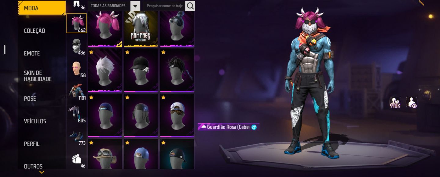 CONTA PRIME 8 | 1101 PEITORAIS, LV.84 + 131K DE LIKES