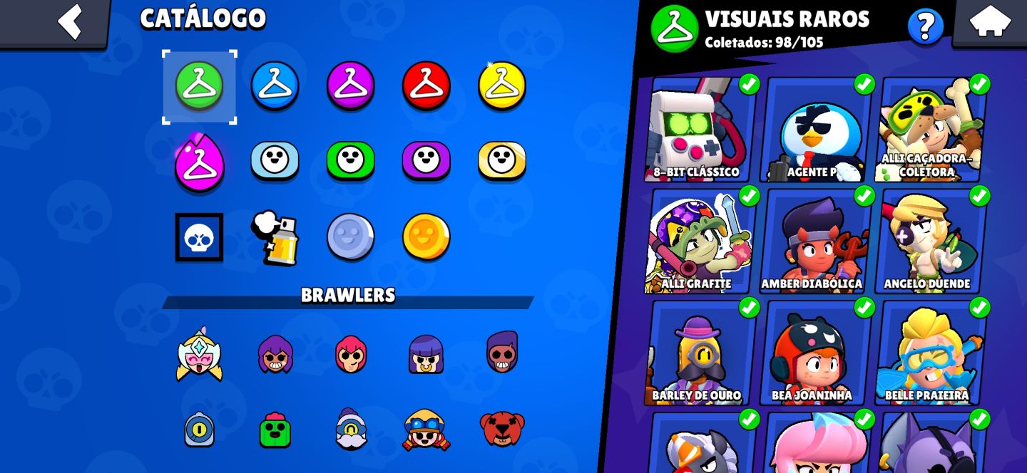 CONTA BRAWL STARS FULL || 71K TROF || TDS BRAWLERS, HIPER, BUFFIES || 300+ SKINS