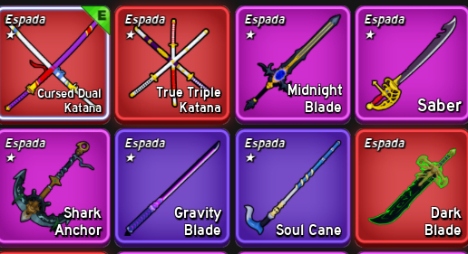 Conta LVL 2600 com 6 Frutas Perm + CDK + TTK + SQ + Dark Blade