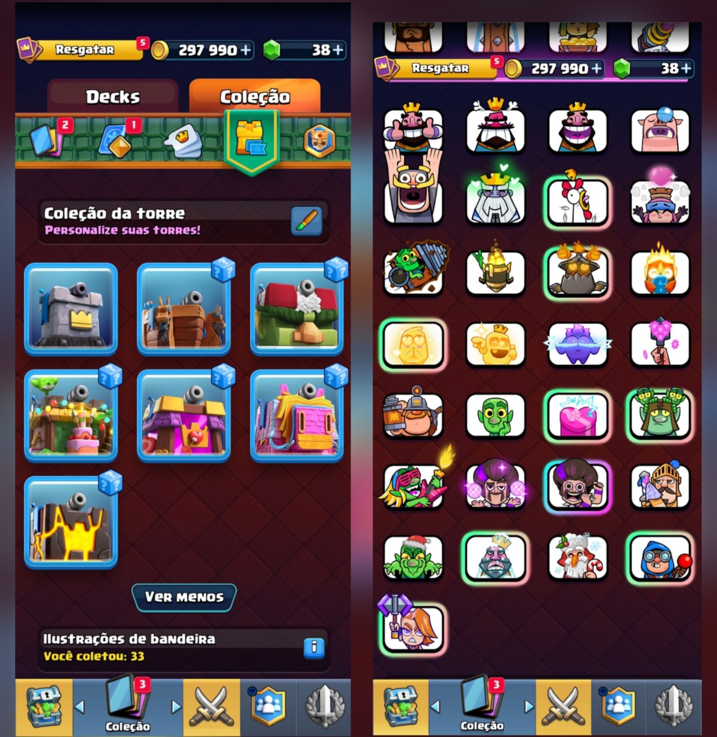 CONTA DE BRAWL STARS 120K, 2019, M1 ANTIGO, MATCHERINO e SPRAY R30! Leia a desc